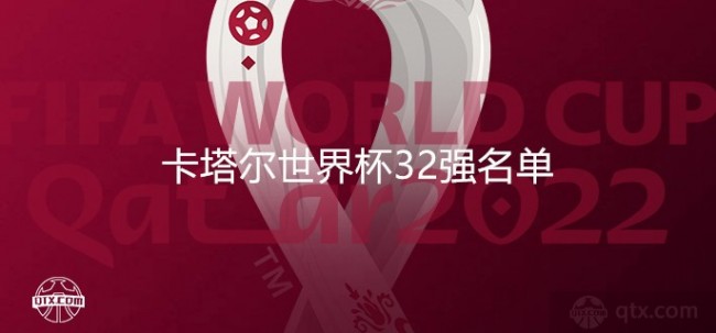 卡塔尔世界杯32强名单