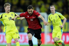 友谊赛瑞典1-0阿尔巴尼亚 尼尔松为球队建功