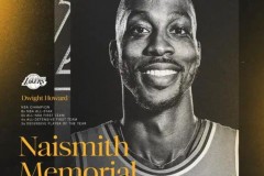 湖人祝贺霍华德入选名人堂 曾随队夺得NBA总冠军
