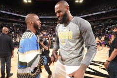 詹姆斯助攻数超越保罗 目前排名历史第二