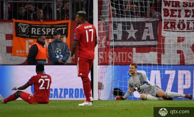 欧冠小组赛拜仁主场踢平阿贾克斯 拜仁队长诺伊尔表示满意