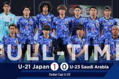 日本U21迪拜杯夺冠 三战全胜并一球未失