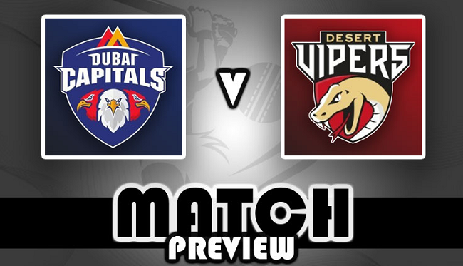 Dubai Capitals vs Desert Vipers