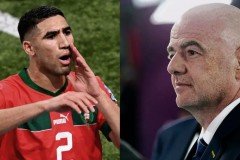 阿什拉夫赛后与因凡蒂诺对峙：国际足联是不是不想让摩洛哥拿奖牌