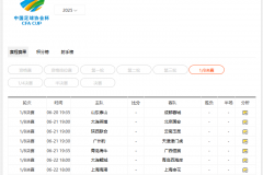 2025足协杯赛程最新对阵图速递（16强+8强+4强及决赛）