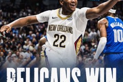 NBA常规赛鹈鹕客场101-99险胜独行侠迎两连胜 锡安缺阵 萨迪克-贝22分