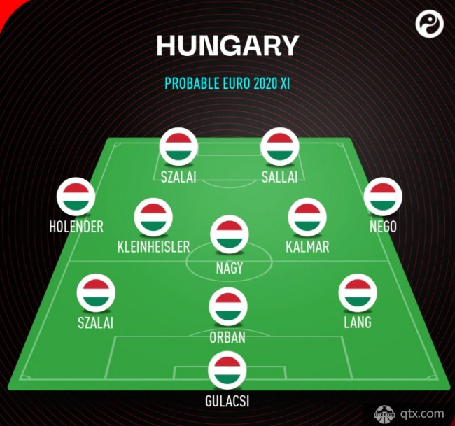 媒体预测匈牙利阵容