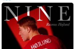 曼联确定霍伊伦德改穿9号球衣 11号球衣可能交给齐尔克泽