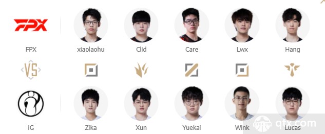 2022LPL春季赛3月15日赛程与首发名单FPX vs iG