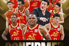 广厦男篮将参加亚冠篮球联赛 将以CBA总冠军身份参赛