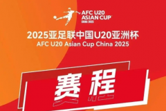 2025U20亚洲杯8强淘汰赛对阵表（官方赛程）