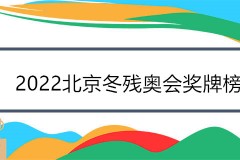 2022北京冬残奥会奖牌榜一览 附2022残奥会中国金牌榜最新