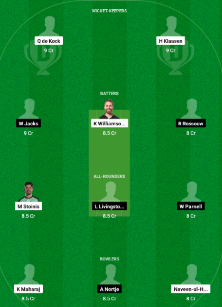 DSG vs PC Dream11 Team Picks 1: Mega Contest Picks