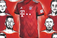拜仁慕尼黑2018/19赛季全新主场球衣官方照