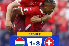 匈牙利vs瑞士比赛结果 瑞士3-1取胜暂居小组第二