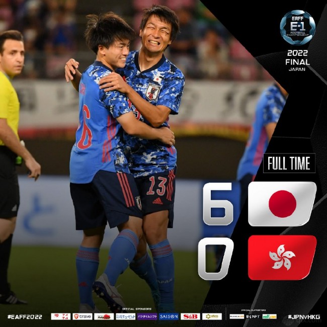 日本6-0中国香港