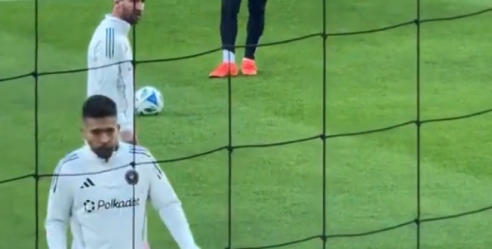 梅西赛前热身十分角都是常事