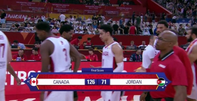 加拿大55分大胜约旦