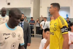 坎特赛前出场时未和C罗握手 沙特超级杯在香港举行