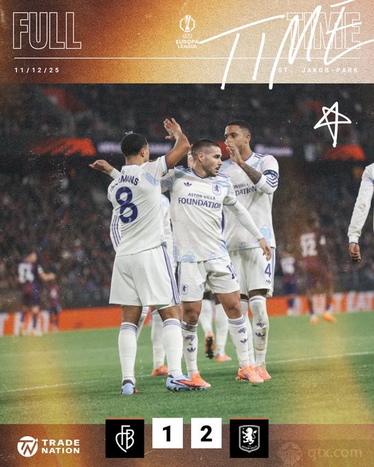 巴塞尔1-2阿斯顿维拉