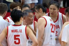 中国女篮遭遇今夏热身赛首败 张子宇轮休韩旭15分9板
