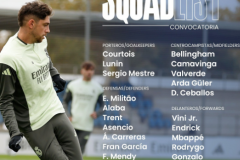 皇马客战巴列卡诺名单 贝林厄姆、维尼修斯在列