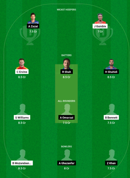 ZIM vs AFG Dream11 Team Fantasy Tips