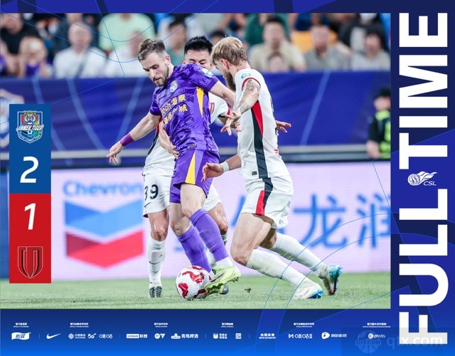 天津津门虎2-1成都蓉城