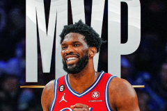 恩比德当选NBA常规赛MVP 成为费城76人队史上第5位获得常规赛MVP球员