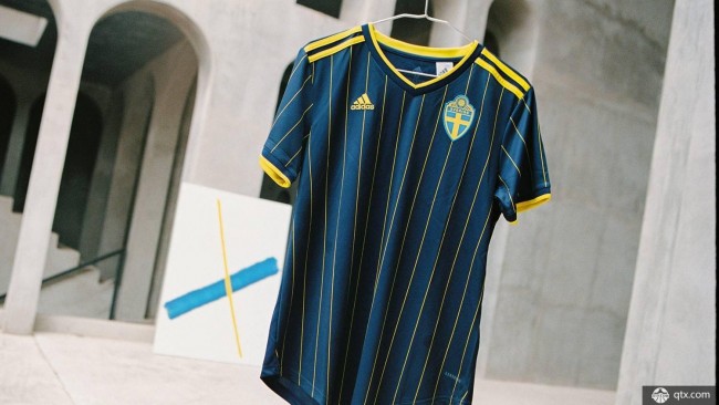 2020-21欧洲杯瑞典客场球衣