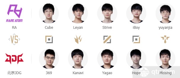 2022LPL春季赛常规赛3月17日赛程RA vs 北京JDG
