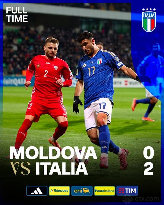 摩尔多瓦0-2意大利
