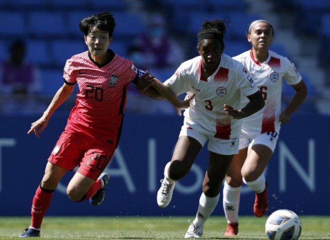 韩国女足2比0菲律宾女足