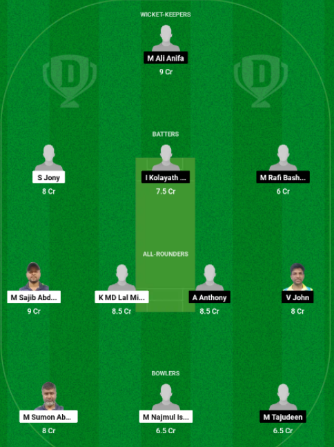 OSM vs CHK Dream11 Team Choice 1