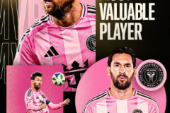 梅西获得美职联季后赛MVP 球员参与球队大部分进球
