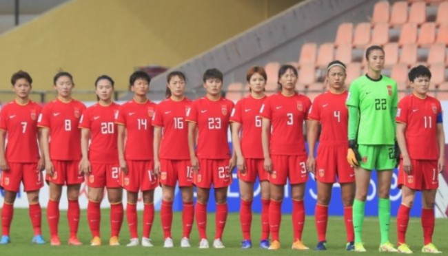 中国女足队员们
