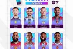英超10月最佳球员候选出炉 哈兰德领衔 姆伯莫、廷贝尔在列