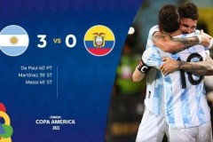 阿根廷3-0厄瓜多尔解析：斯卡洛尼再度变阵 梅西尽显球王本色