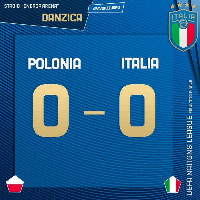 波兰0-0意大利