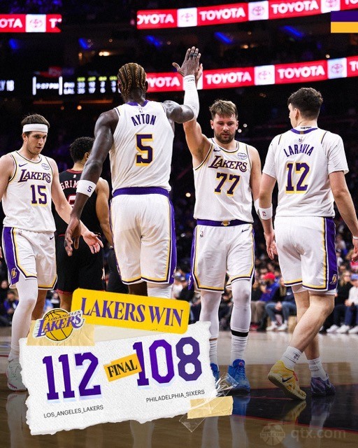 湖人客场112-108险胜76人