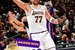 NBA常规赛湖人客场108-106险胜爵士 东契奇33+11+8 詹姆斯17+6+8
