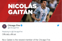 官方：芝加哥火焰签下尼古拉斯·盖坦