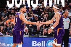NBA常规赛太阳主场120-116逆转国王 布克31分 拉文空砍30分