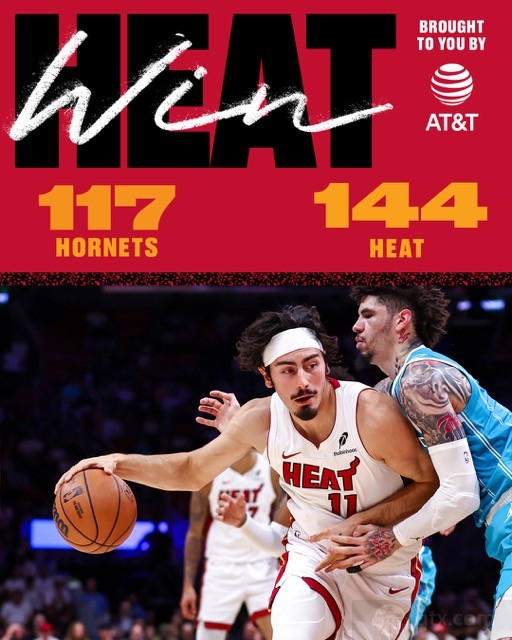 热火主场144-117大胜黄蜂