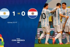 美洲杯阿根廷1-0巴拉圭戰報：戈麥斯進球 阿根廷進球無效引爭議