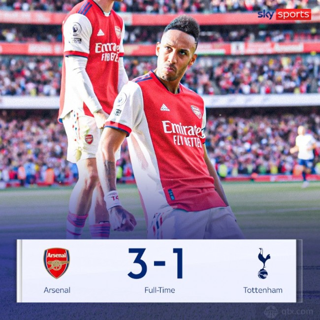 阿森纳3-1热刺