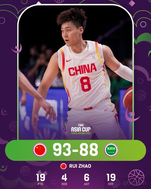 中国男篮93-88沙特男篮