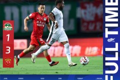 中超河南队1-3上海海港 李新翔破门莱昂纳多传射建功