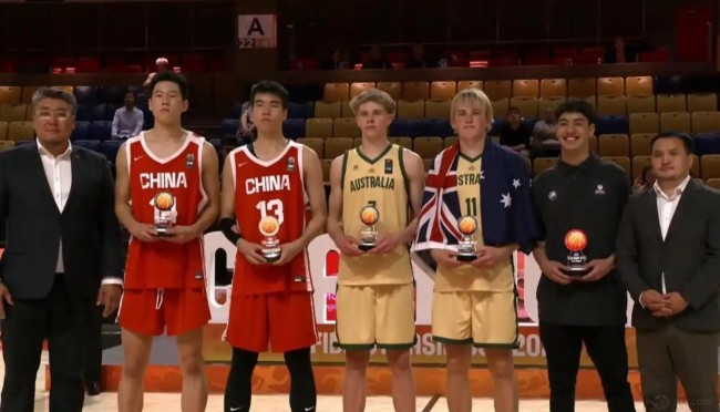 FIBA评U16男篮亚洲杯最佳阵容