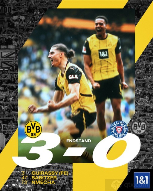 多特蒙德3-0基尔